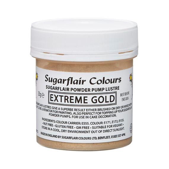 Sugarflair Puderfarbe Intensivgold · 25 g