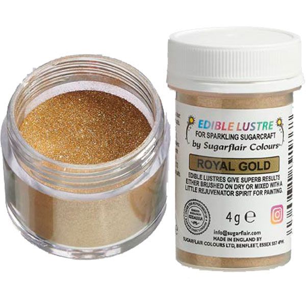 Sugarflair Puderfarbe Königsgold · 4 g
