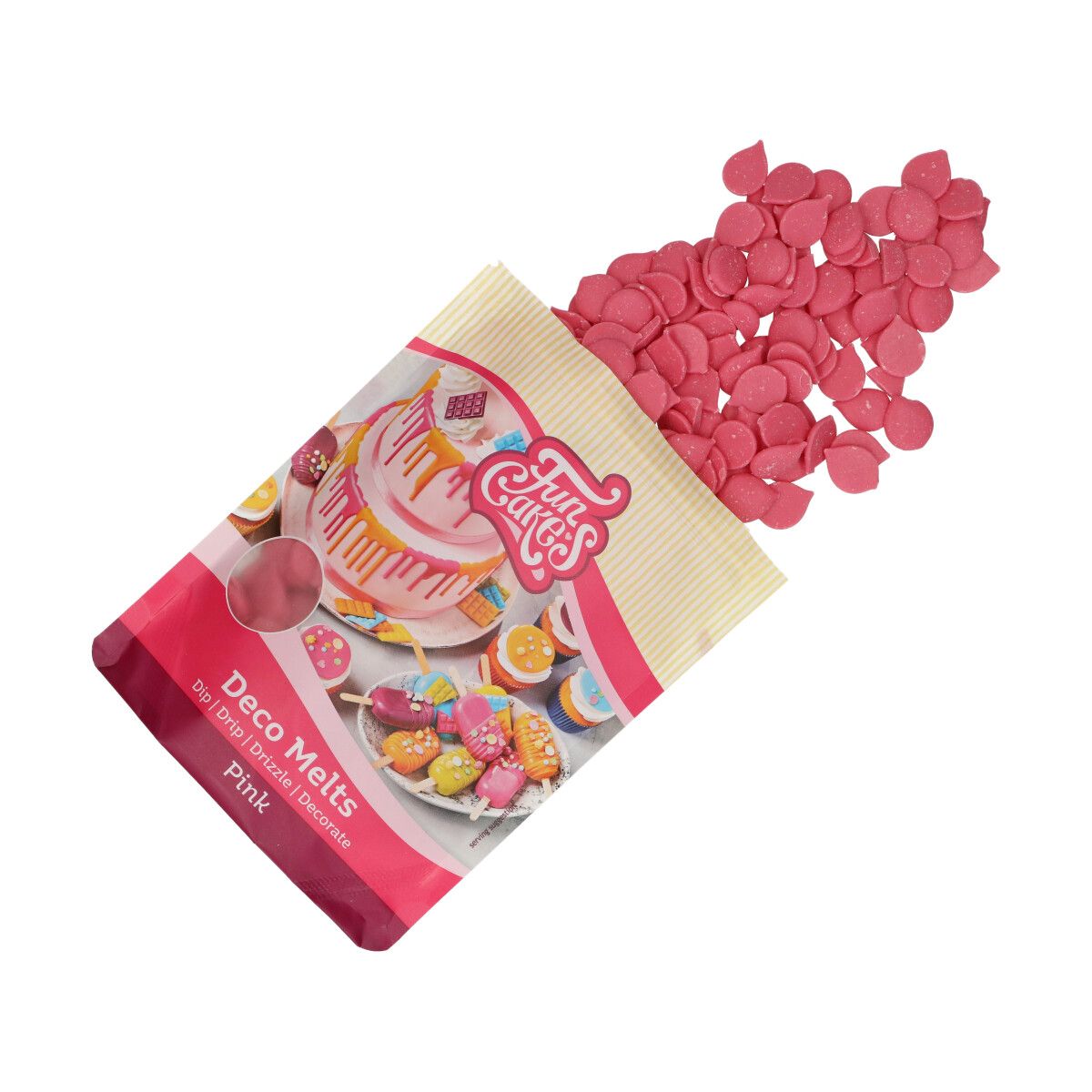 FunCakes Deco Melts 250 g Pink