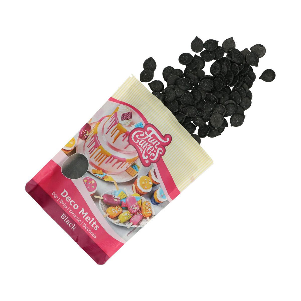 FunCakes Deco Melts 250 g Schwarz
