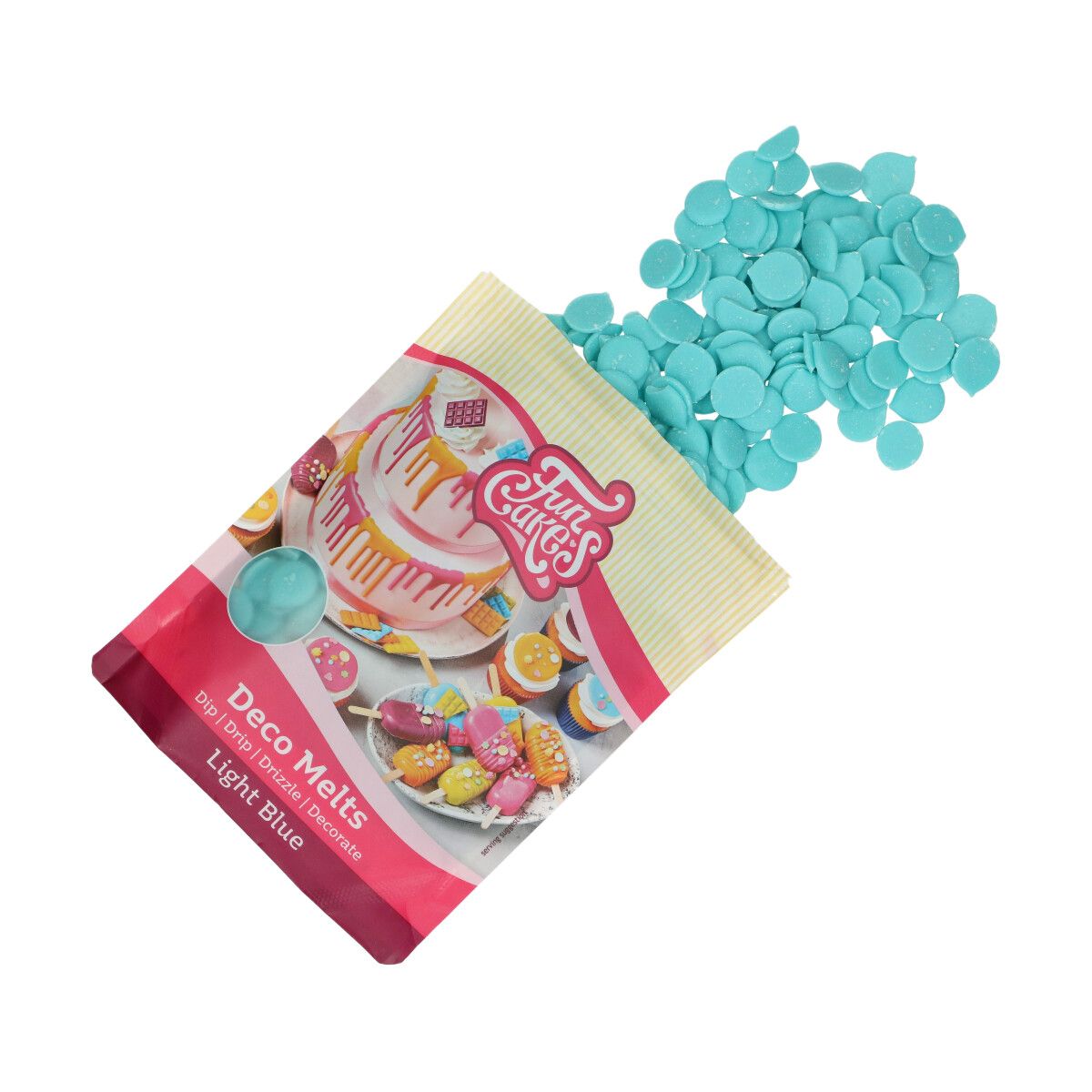 FunCakes Deco Melts 250 g Hellblau