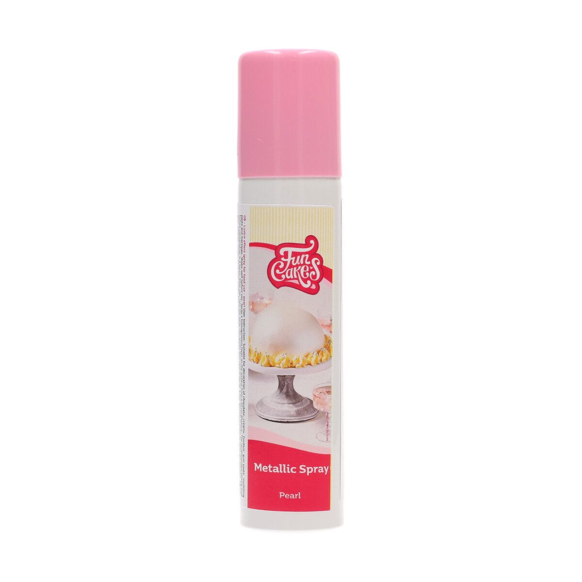 FunCakes Metallic Spray 100 ml Perlmutt