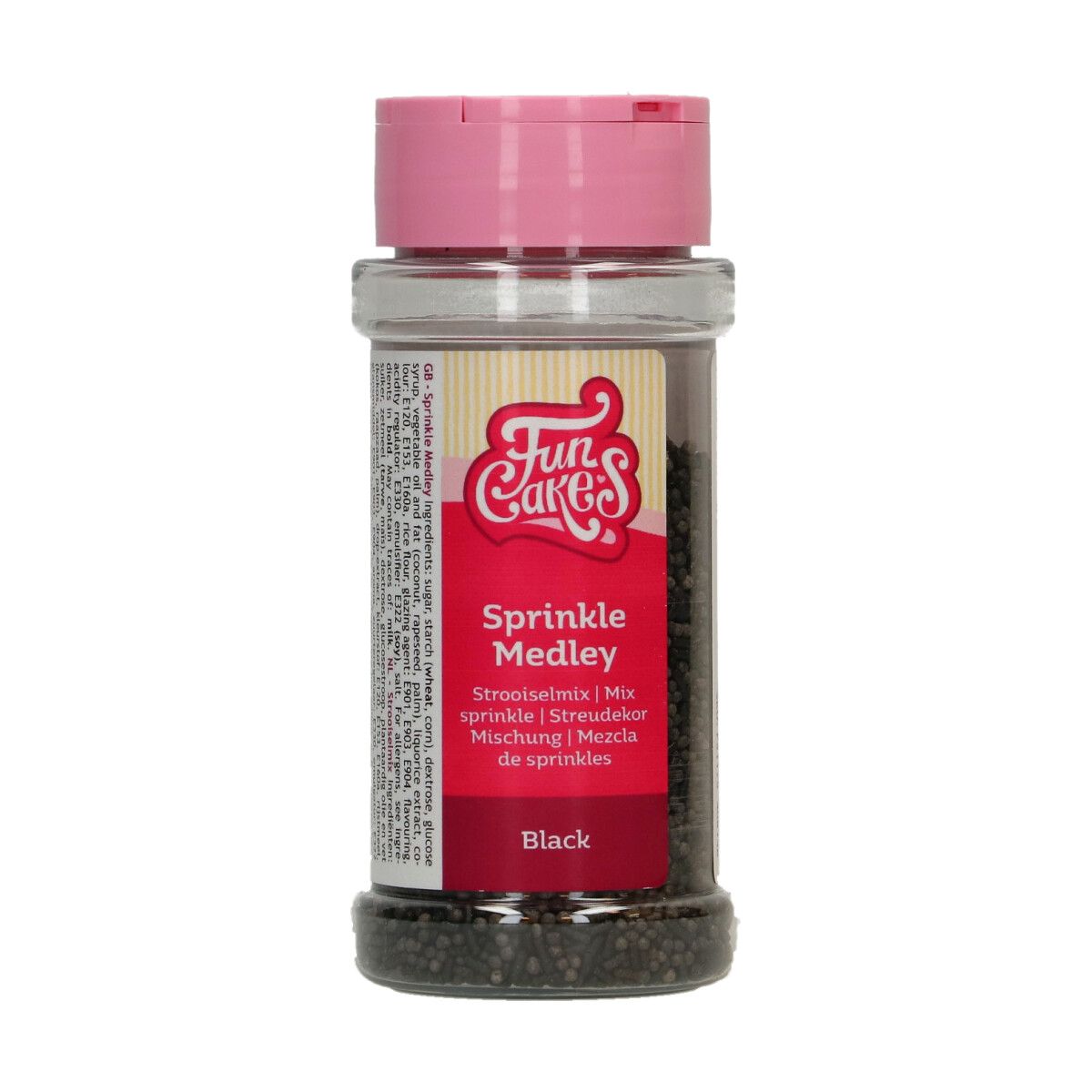 FunCakes Streusel Medley Black, 65 g