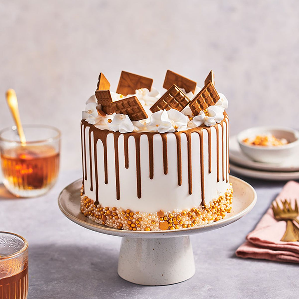 FunCakes Choco Drip 180 g Dunkles Gold