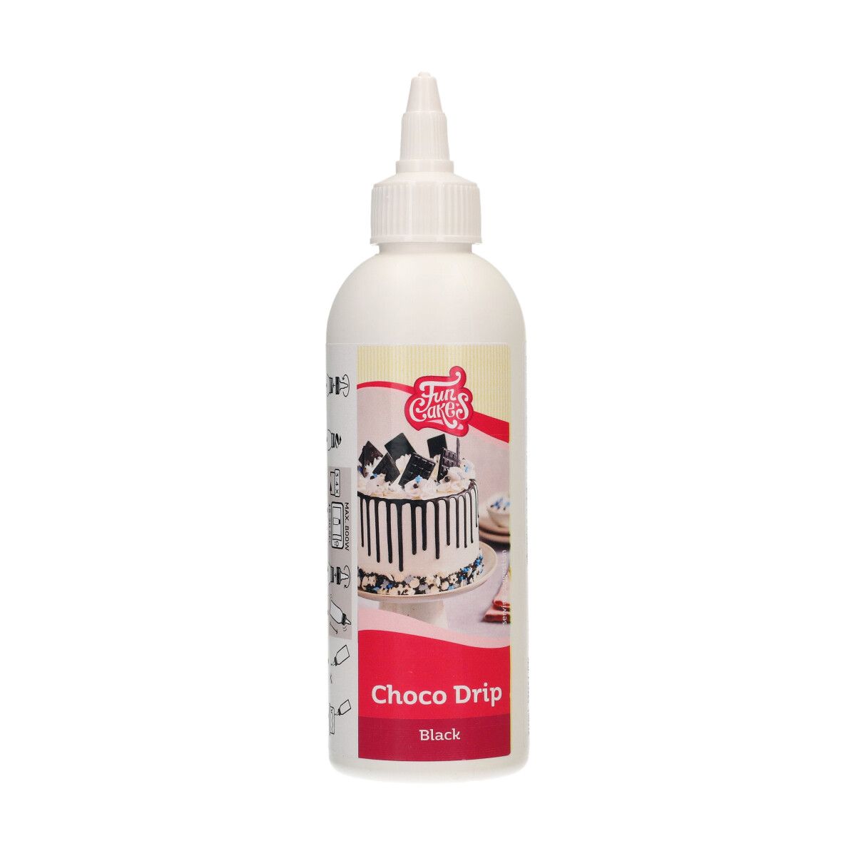 FunCakes Choco Drip 180 g Schwarz
