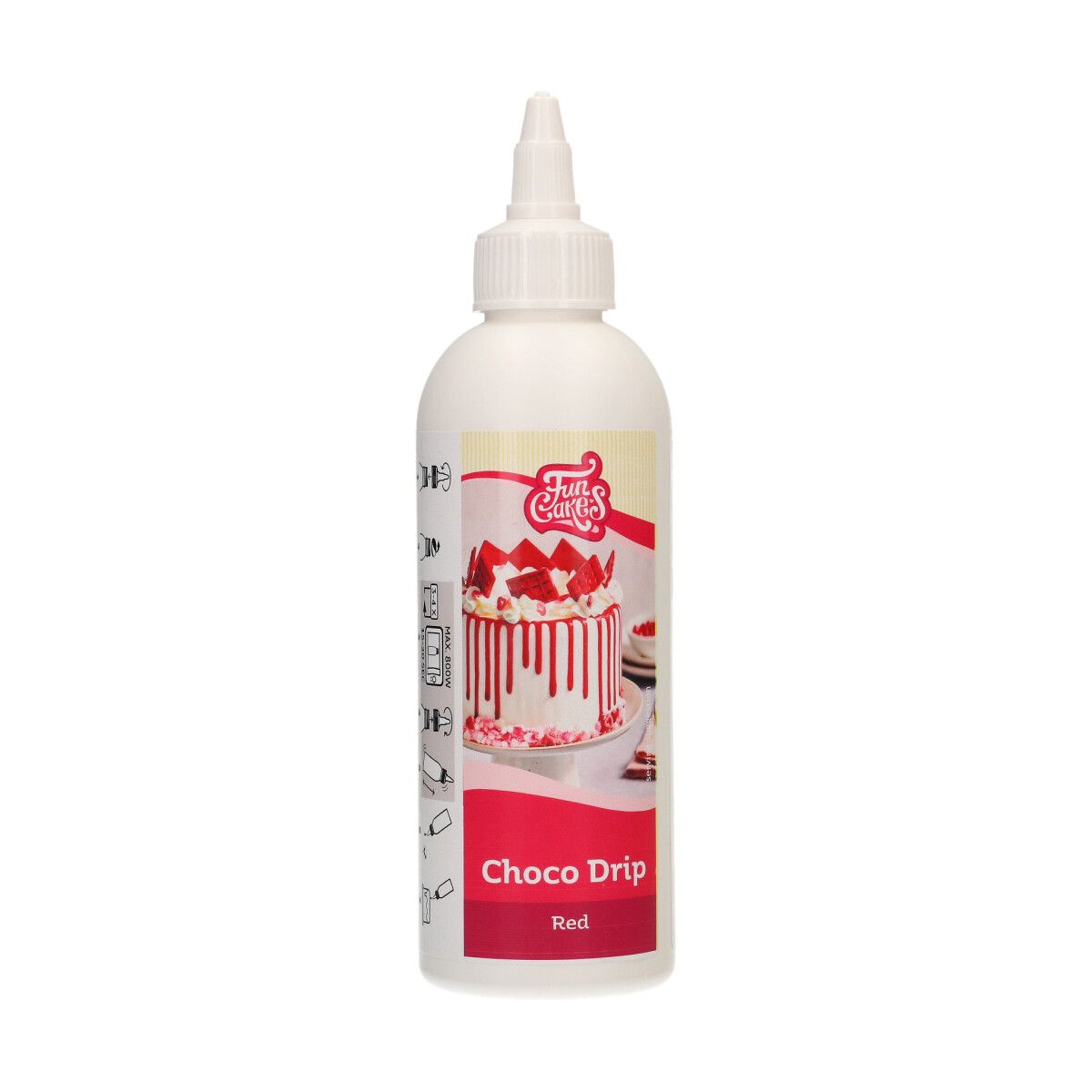 FunCakes Choco Drip 180 g Rot