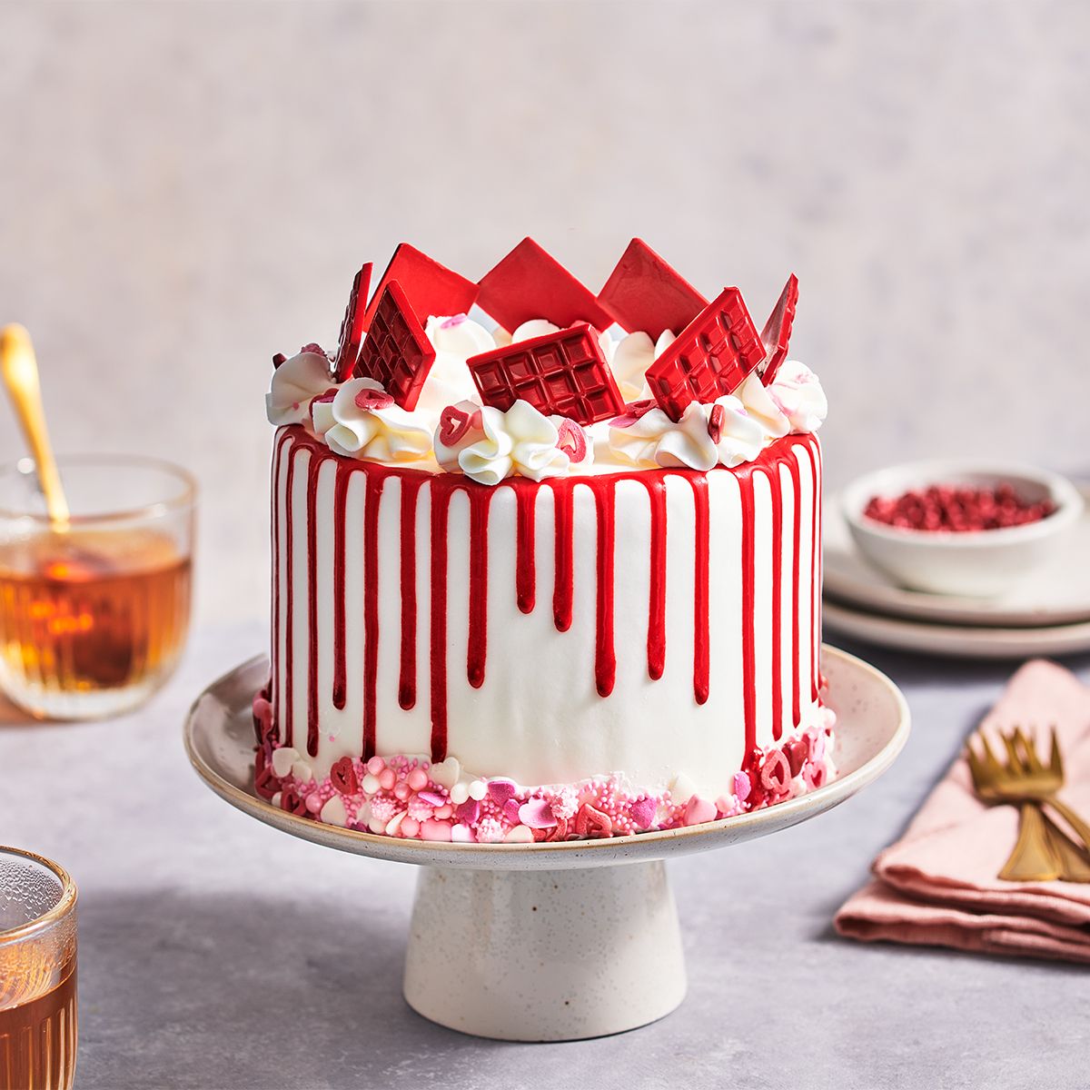 FunCakes Choco Drip 180 g Rot