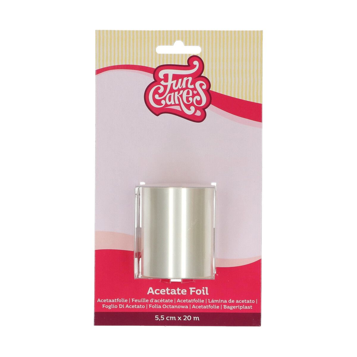 FunCakes Acetatrolle, 20 m 5,5 cm