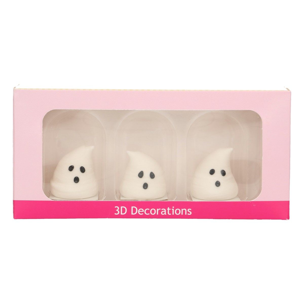 FunCakes Zuckerdeko 3D Geister, 3 Stück