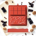 Silicone chocolate bar mould, 16 x 8.2 cm