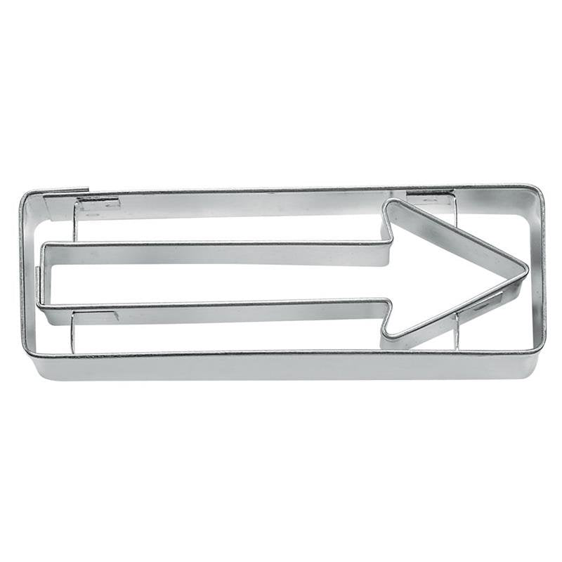 Ausstecher Schild Einbahnstraße, Edelstahl, 6,5 cm