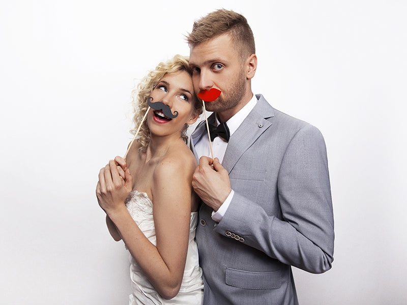Fotorequisiten - Kussmund/Lippen - 6 Stück