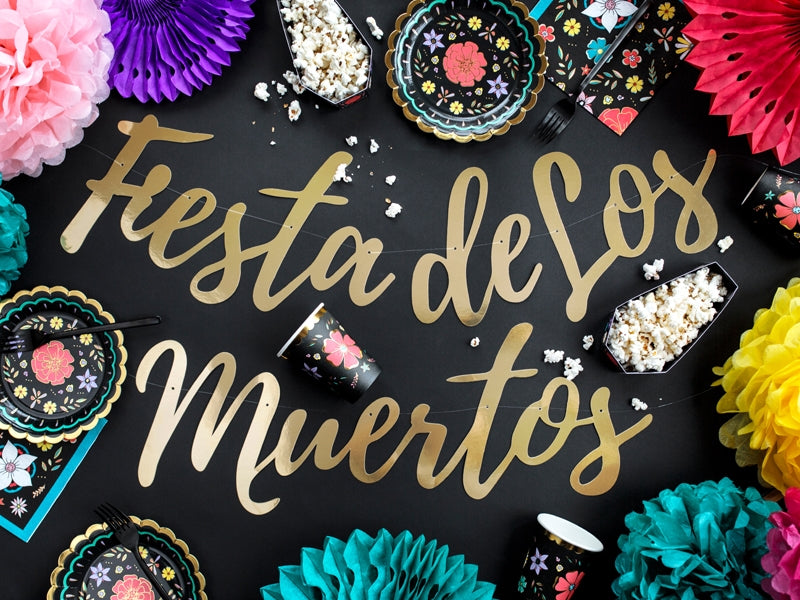 Banner/Girlande - Halloween - Fiesta de los muertos - 1.60cm