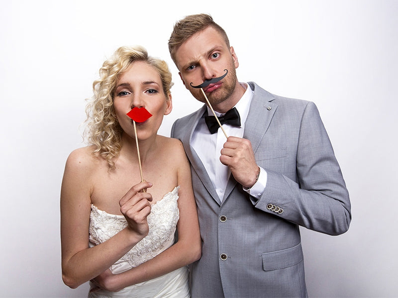Fotorequisiten - Kussmund/Lippen - 6 Stück