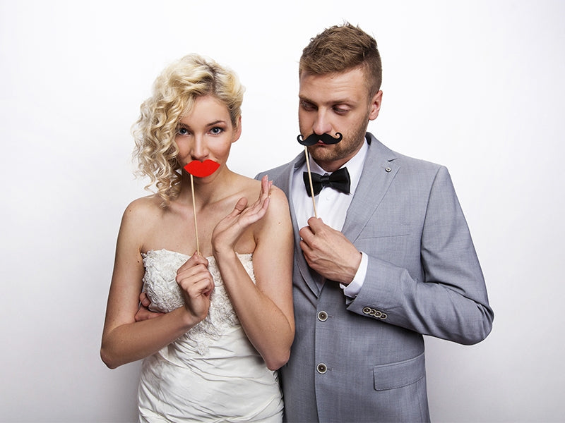 Fotorequisiten - Kussmund/Lippen - 6 Stück