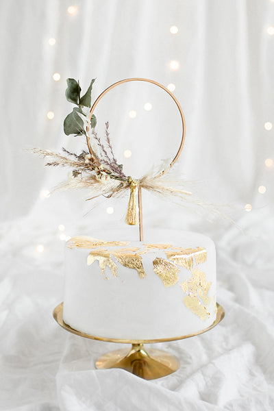 Cake Topper Holz rund, 14 cm