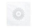 Servietten - Christlich - IHS - Weiß/Silber - 33x33cm - 20Stück