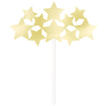 Caketopper Sterne Gold 15,2 cm