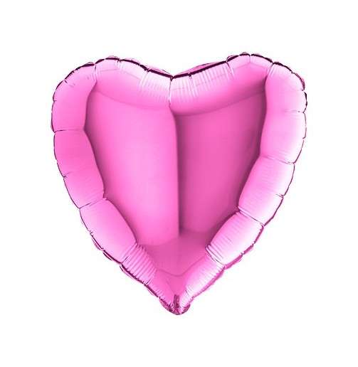 Folienballon Herz 56 cm Pink