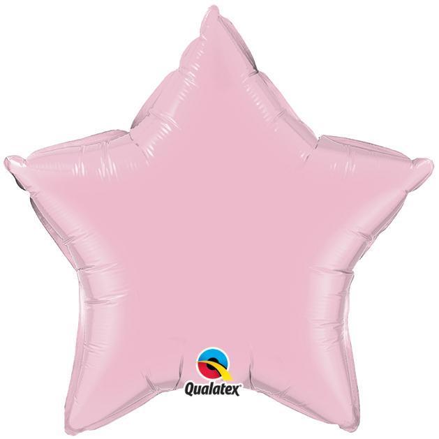 Folienballon Stern 90 cm Rosa