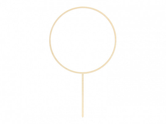 Cake Topper Holz rund, 14 cm