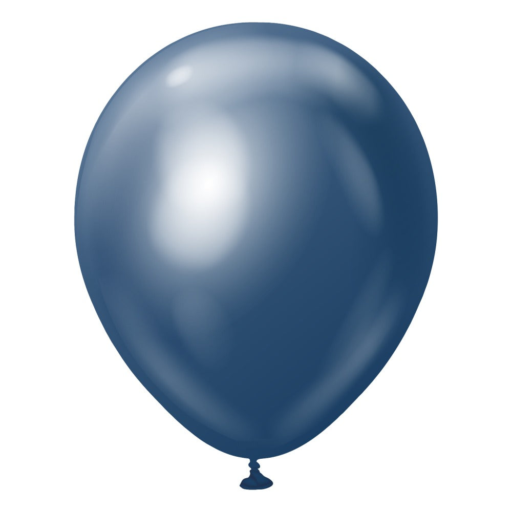 Latexballon - Chrome Marineblau 30 cm