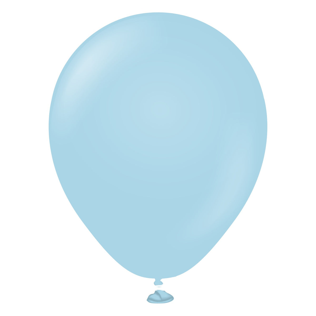Latexballon - Matt Macaron-Blau 12 cm