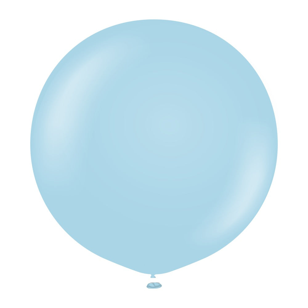 Latexballon - Matt Macaron-Blau 60 cm