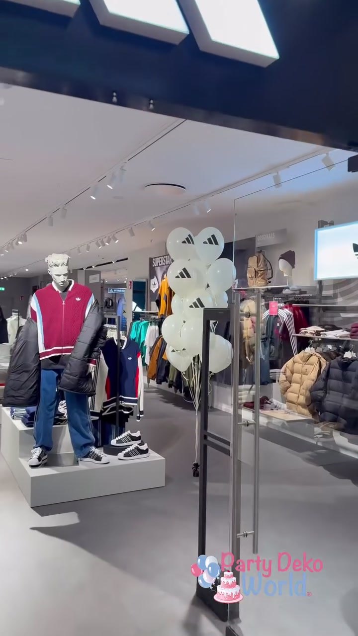 adidas · Breuninger Sindelfingen – Ballondekoration von Party Deko World