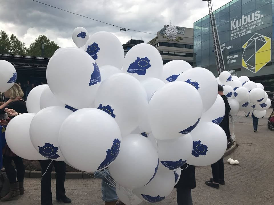 Justizministerium · Europatag – Ballondekoration von Party Deko World