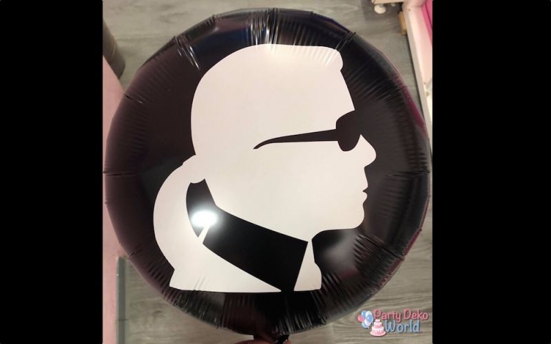 Karl Lagerfeld – Ballondekoration von Party Deko World