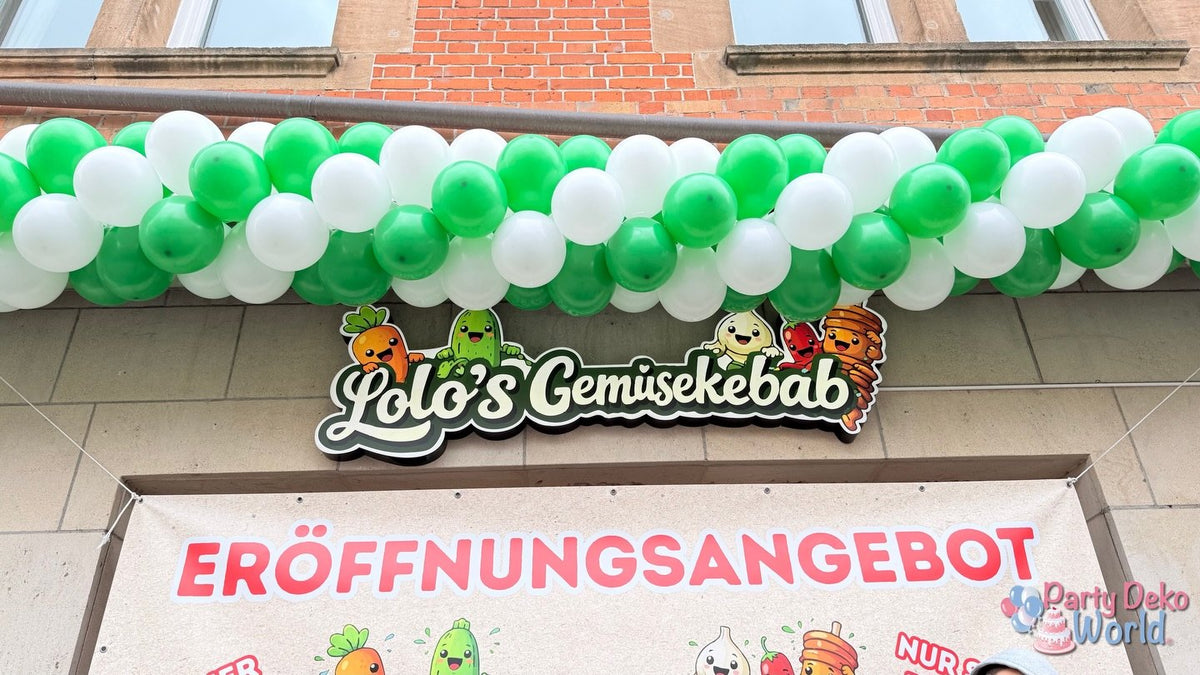 Lolo’s Gemüsekebab – Ballondekoration von Party Deko World