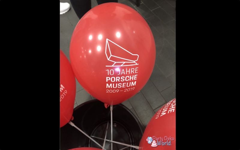 Porsche Museum – Ballondekoration von Party Deko World