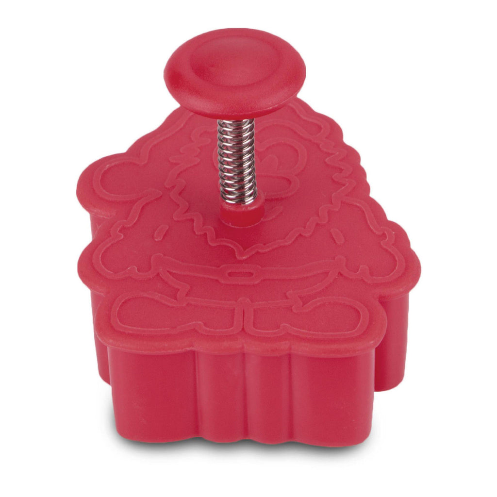 İticili Noel Baba Kurabiye Kalıbı, Plastik, 6 cm