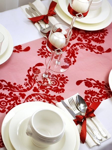 Organza Roll – Ornaments – Burgundy – 36cm – 9m