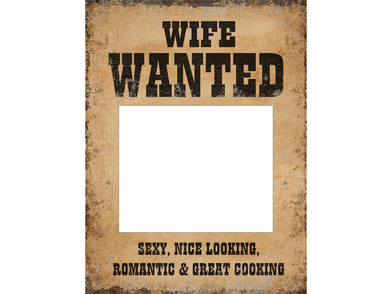 Fotorequisiten - Hochzeit/Wedding - Wanted - 2 Stück