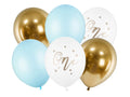 ONE Ballons Set - Pastel Light Blue - 30cm Latexballons - 6 Stück