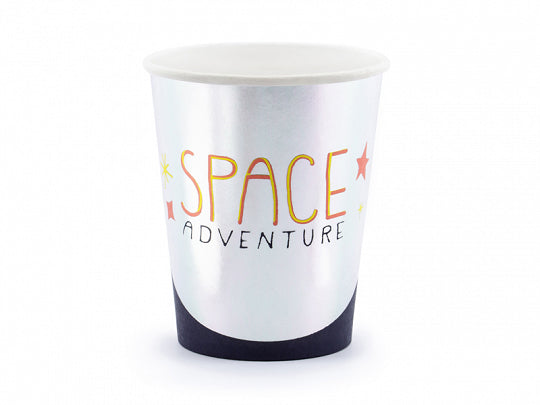 Becher - Papier - Weltall - Space Party - 200ml - 6 Stück