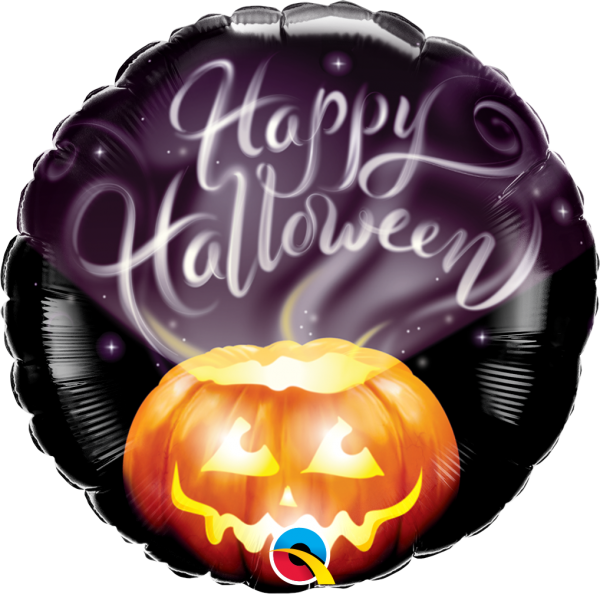 Folienballon - Halloween - Kürbis - Happy Halloween - 46cm