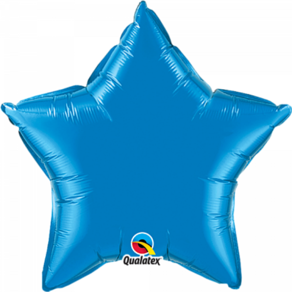 Heliumfüllung 60-91cm Folienballon Stern (Nur für Abholungen)