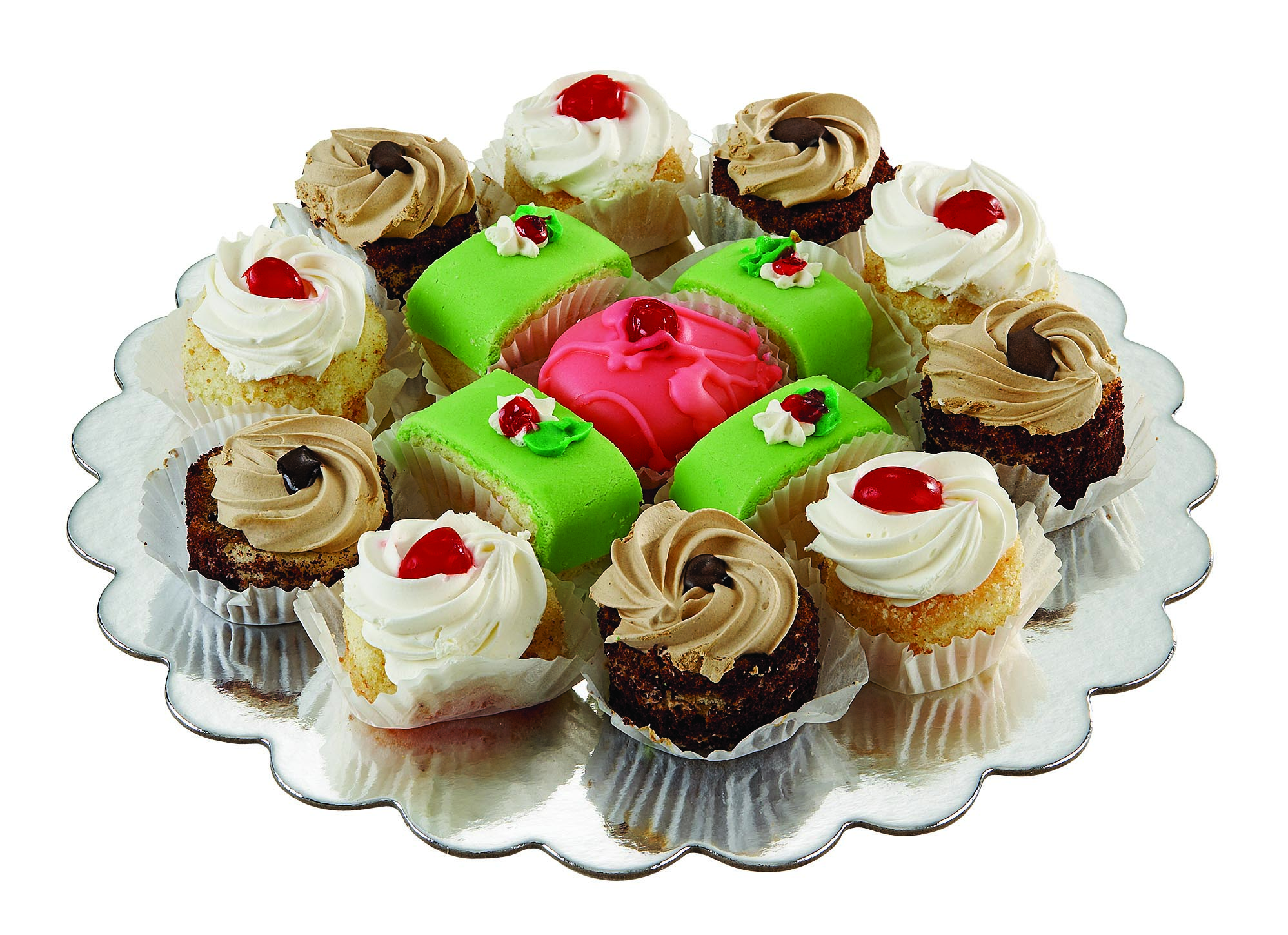 DECORA Tortenplatte Silber 30cm - Dünne Tortenunterlage 12 Stück