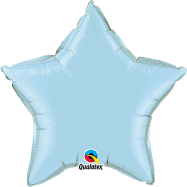 Folienballon - Stern - Hellblau - 90cm
