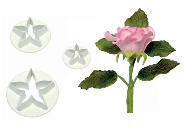 PME Ausstecher Blumenkelch groß 3 Teilig