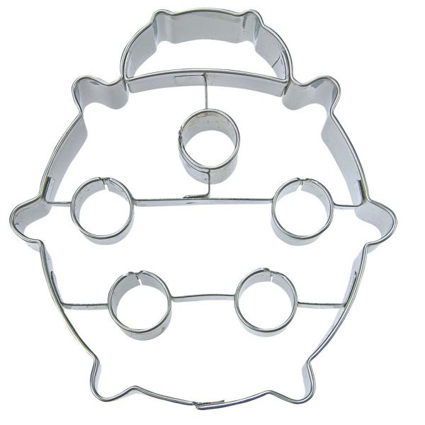 Ausstecher - Edelstahl - Marienkäfer - 7cm