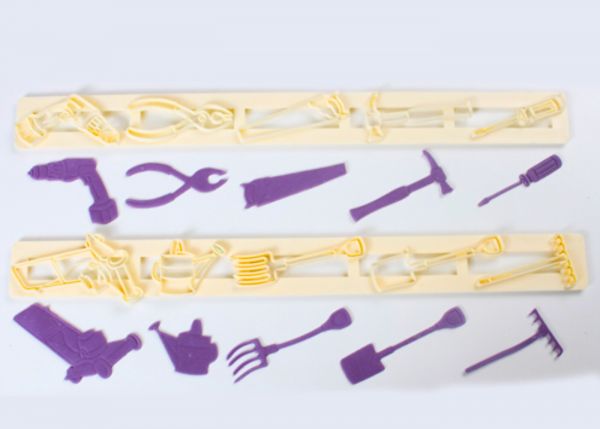 FMM Ausstecher / Tappits "Garten & Werkzeug" - D.I.Y & Garden - 2 Teilig