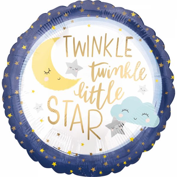 Folien Ballon Twinkle twinkle little Star 45cm