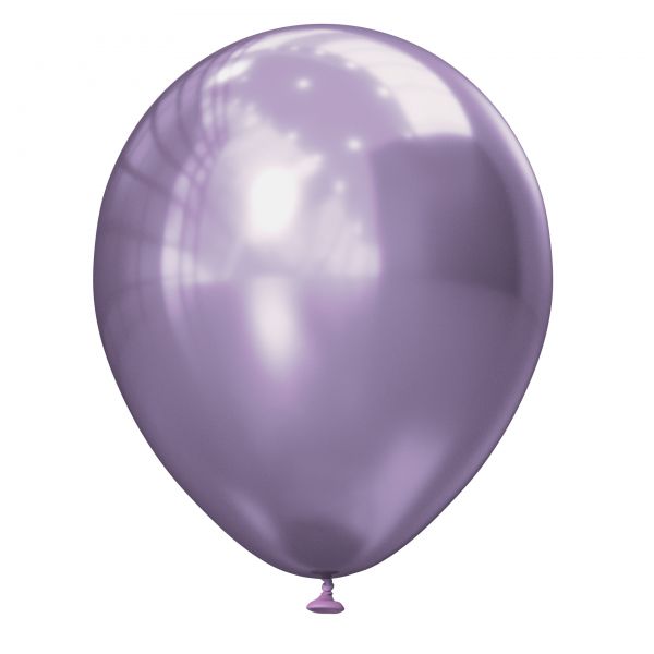 Profi Latexballon / Chrome Lila - 12cm