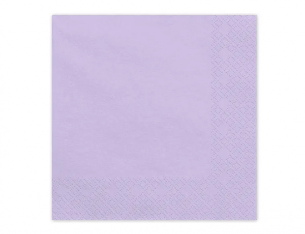 Servietten - Lila/ Flieder - 33x33cm - 20 Stück