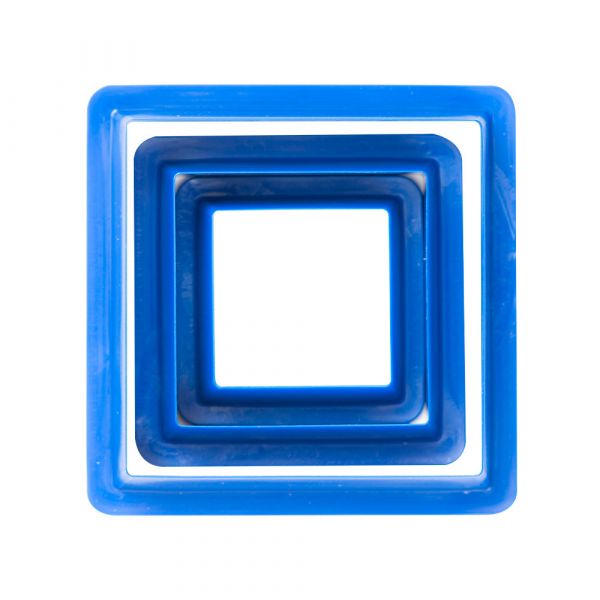 Ausstecher Set Quadrat - 3 Stück - 3.5 - 5 - 7cm