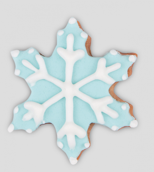 Ausstecher - Edelstahl - Weihnachten - Eiskristall - 4cm